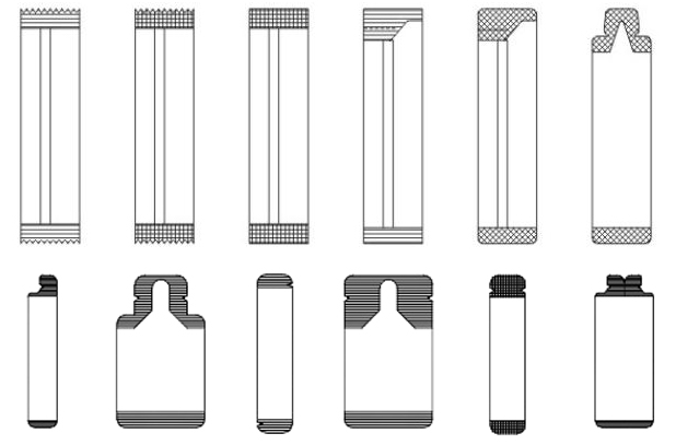 Envasadora stick pack de varios carriles de alta producción