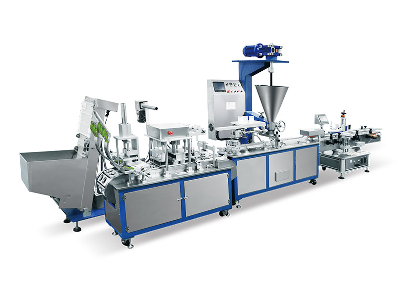Automatic Play Dough Cup Filling And Capping Machine