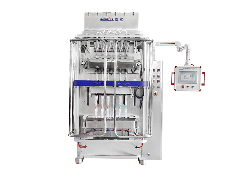 Maquina envasadora 10-100ml paleta en bolsa