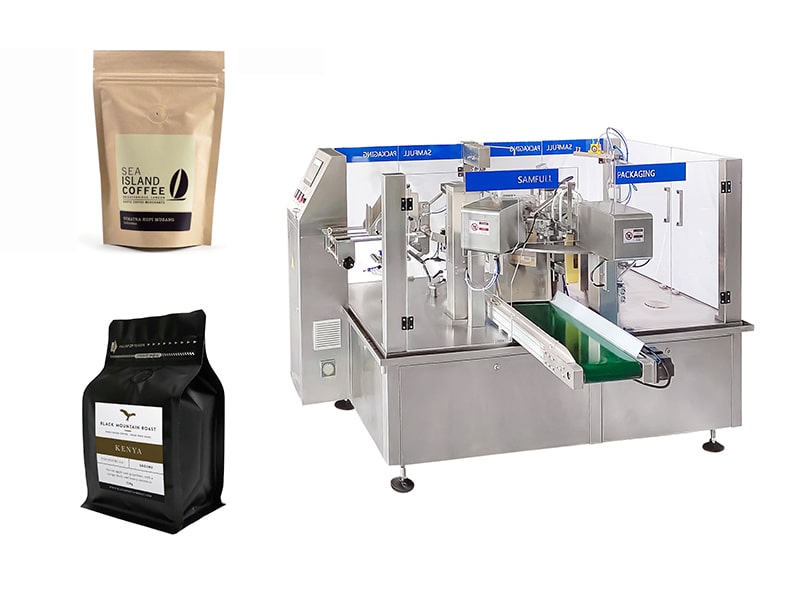 Envasadora doypack de cafe