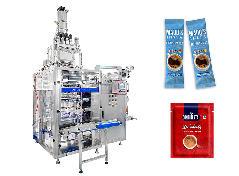 1-100g Maquina sacheteadora para envasar cafe
