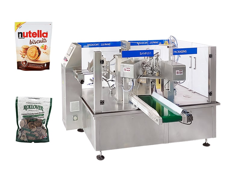 Envasadora doypack de galletas