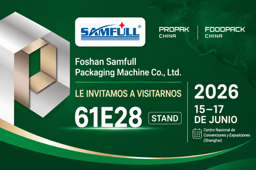 Visite a Samfull en ProPak China 2026 – Stand 61E28